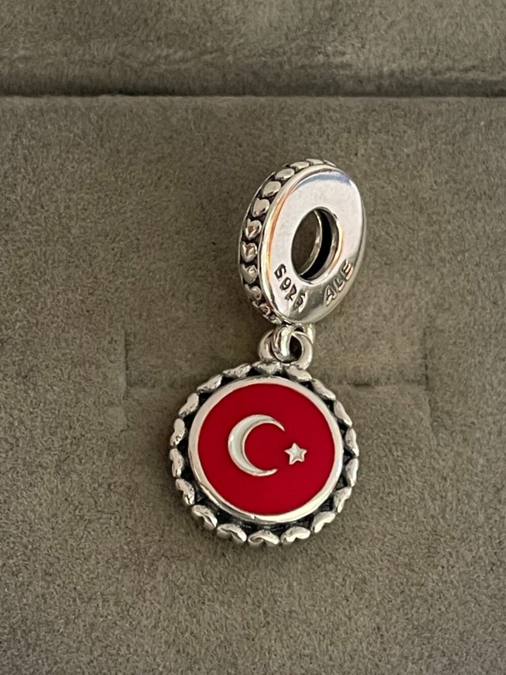 Pandora TÜRKİYE Flag Exclusive Charm Pendant